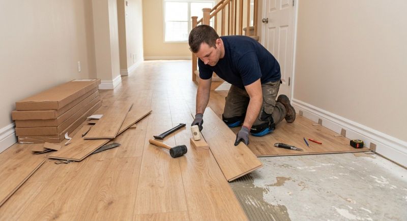 Wood Laminate Installation in Loudoun County, VA