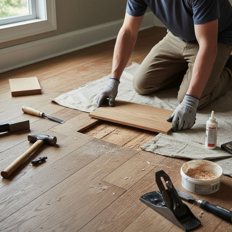 Engineered Flooring Repair detail