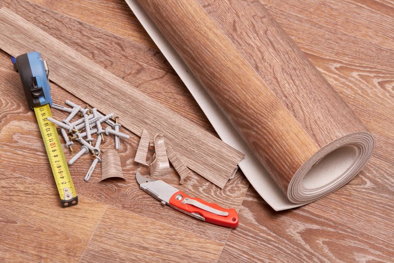 Linoleum Tile Repair detail